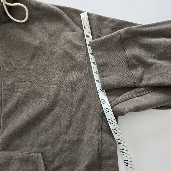 Golden Goose Venice Print Oversized Boxy Hooded Sweatshirt Size S Small Khaki - Picture 11 of 14